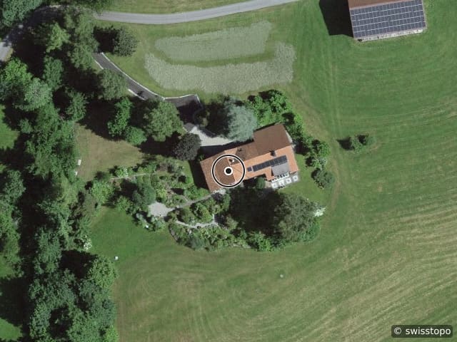 Luftbild Laad 265, Walde