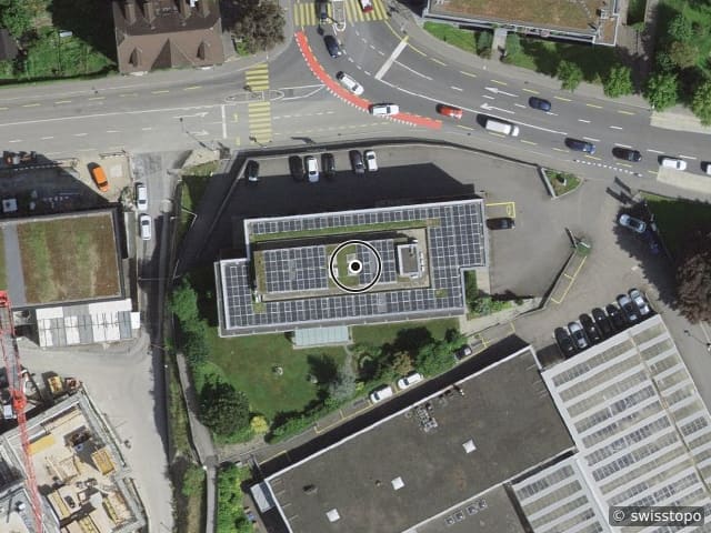 Luftbild Friedentalstrasse 43, Luzern