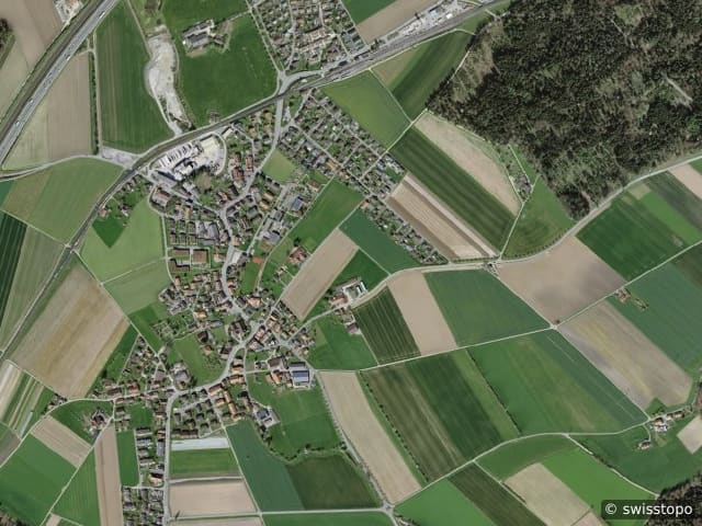 Luftbild Hindelbank