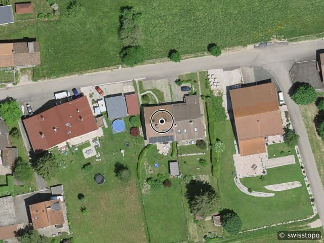 Aerial view of the location – Vers-chez-le-Gras 16, 1450 La Sagne