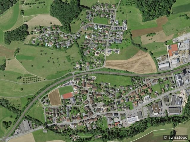 Luftbild Ruhig