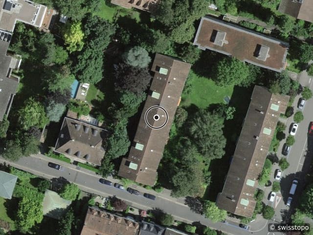 Luftbild Rennweg 77, Basel