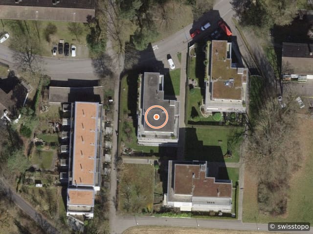 Luftbild Am Bach 58, Winterthur