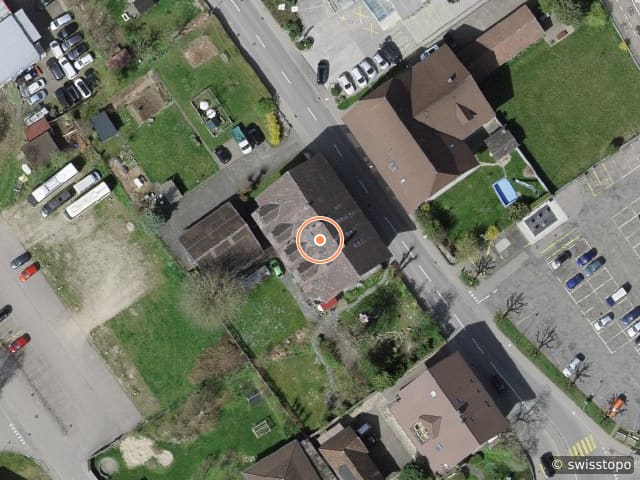 Luftbild der Lage – Dorfgasse 3, 3454 Sumiswald