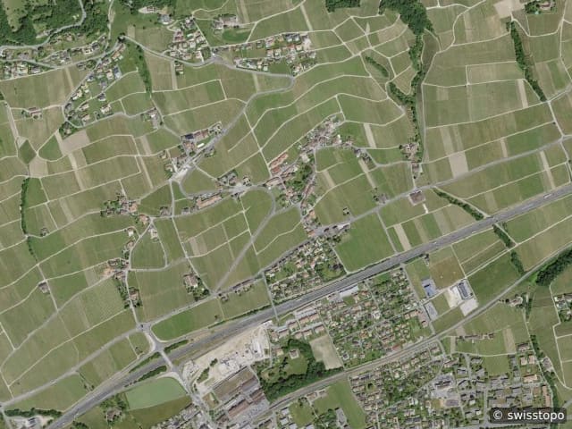 Luftbild der Lage – 1185 Mont-sur-Rolle
