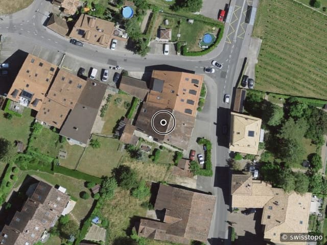 Luftbild Rue du Château 17, Echandens