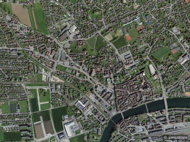 Luftbild Solothurn