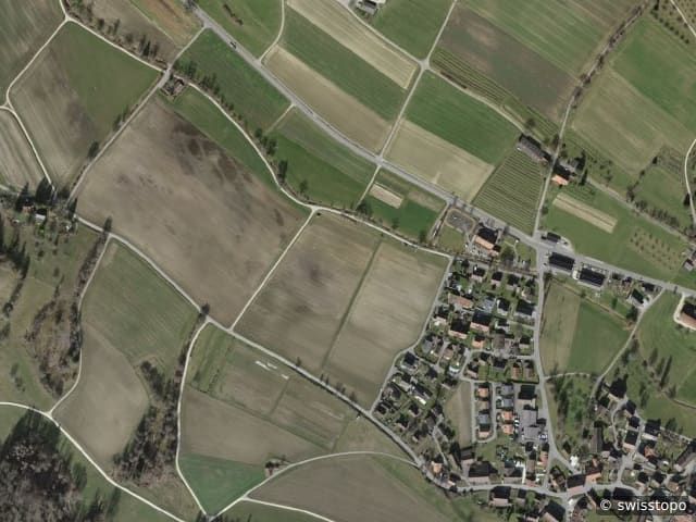 Luftbild Bachs