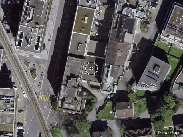 Luftbild der Lage – Industriestrasse 1b, 6300 Zug