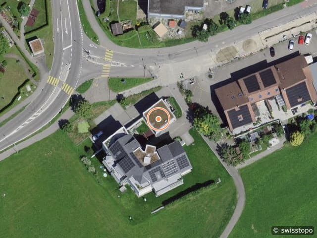 Luftbild der Lage – Tösstalstrasse 11, 8360 Wallenwil