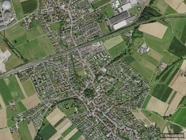 Vista aerea della posizione – Möhlin