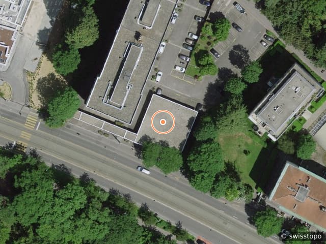 Luftbild Route de Meyrin 12, Genève