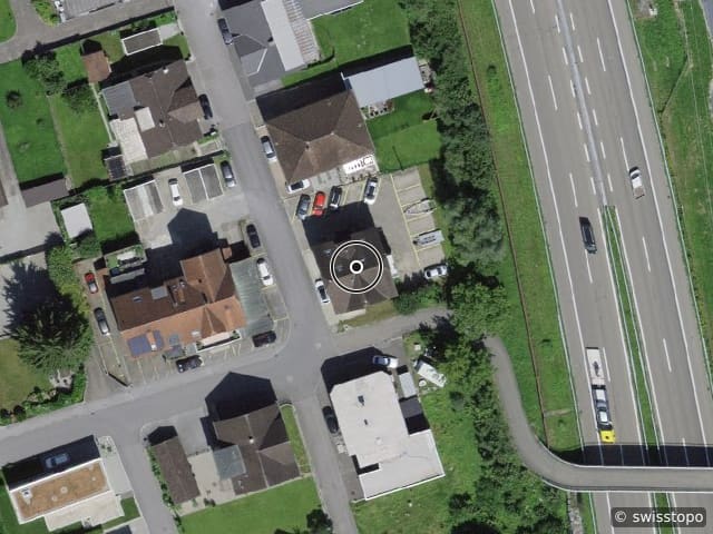 Luftbild der Lage – Guetstrasse 2, 9056 Gais