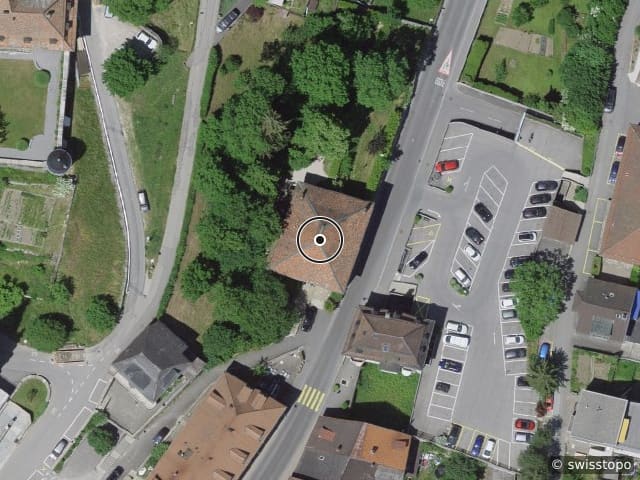 Luftbild Grand-Rue 93, Châtel-St-Denis