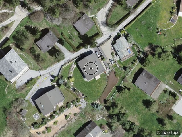 Luftbild Route des Taulettes 29, Crans-Montana