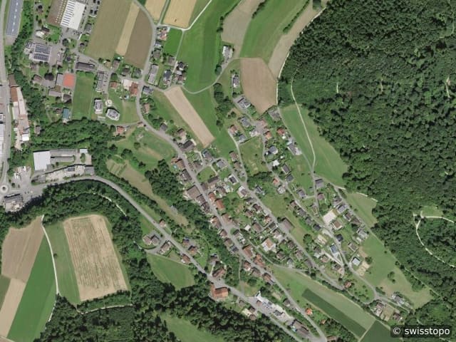 Luftbild: das Gebiet