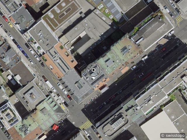 Luftbild Rue de Montchoisy 21, Genève