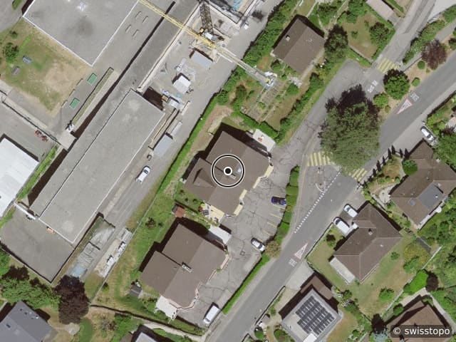 Luftbild rue de Bioléaz 24, Gorgier