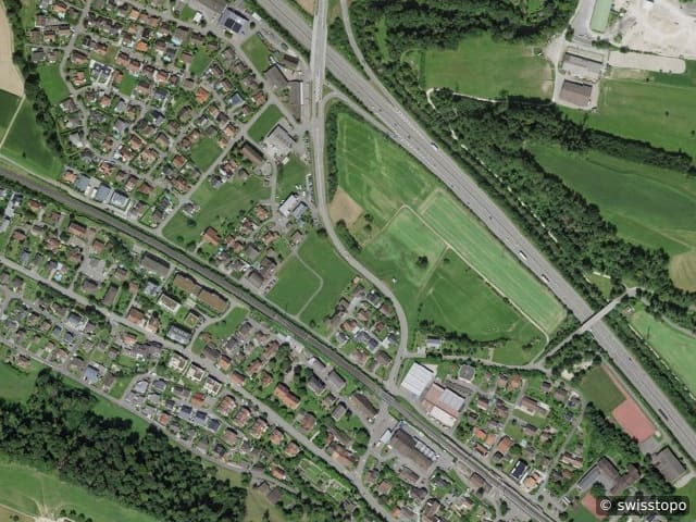 Luftbild Eiken