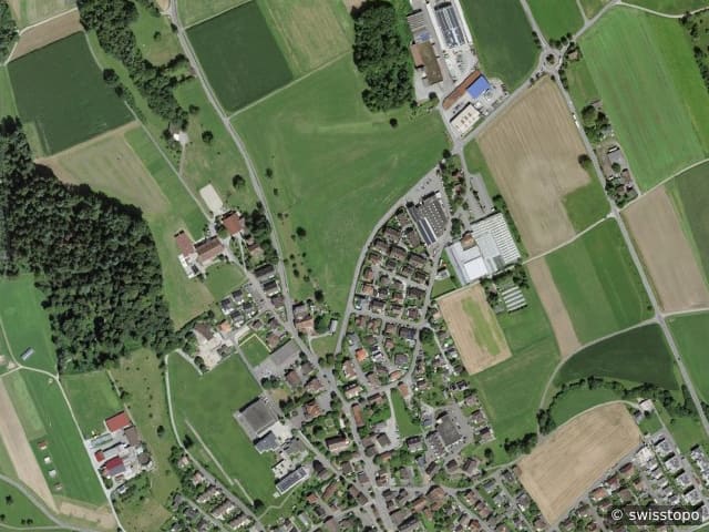 Luftbild Nesselnbach