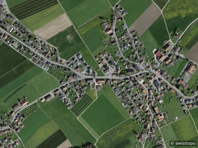 Aerial view of the location – 4554 Hüniken