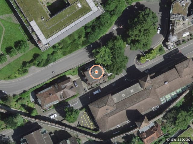 Luftbild Museggstrasse 14, Luzern