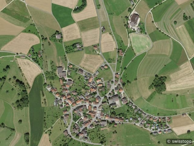 Luftbild Mandach