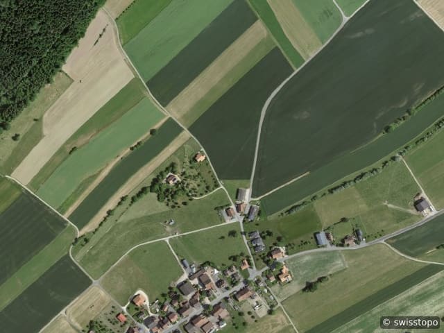 Luftbild: das Gebiet