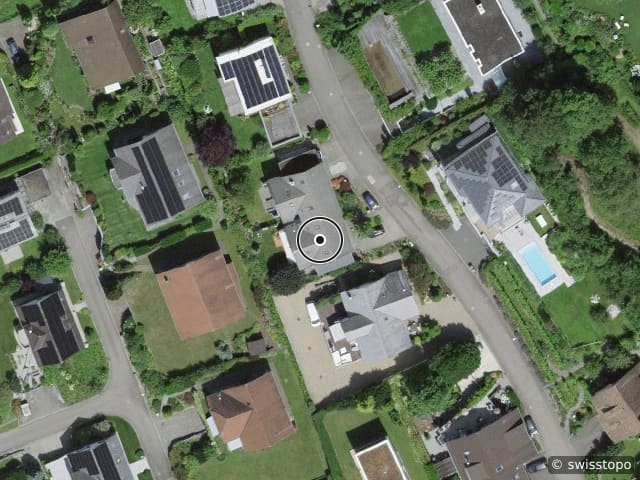 Vista aerea della posizione – Schürmattstrasse 8, 5453 Remetschwil