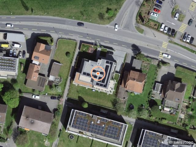 Luftbild Viehweidstrasse 2, Belp