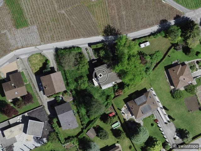 Luftbild Route des Bailles 10, Conthey