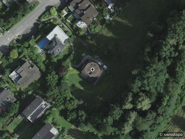 Luftbild der Lage – Bergstrasse 46A, 6030 Ebikon