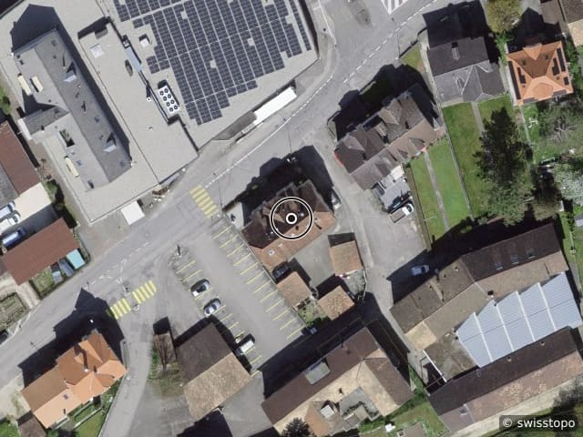 Luftbild Rue des  Oeuches 25, Moutier