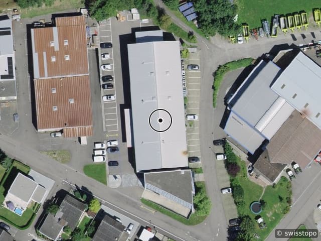 Vista aerea della posizione – Römerstrasse 2, 5502 Hunzenschwil