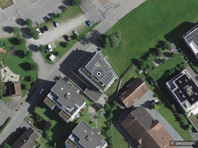 Vue aérienne de l’emplacement – Stermelstrasse 4c, 6252 Dagmersellen