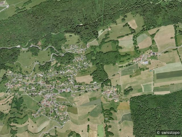 Luftbild Villars-Burquin