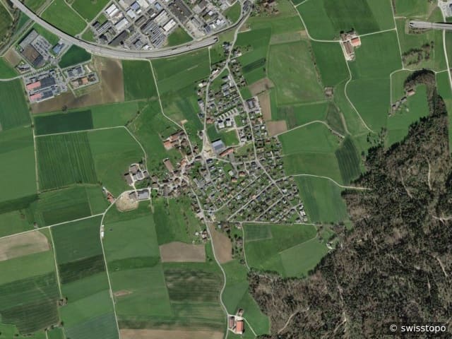 Luftbild Rossemaison
