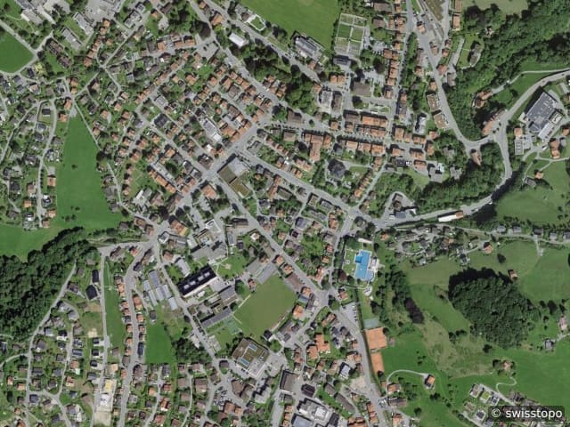 Luftbild Ort s Sägewiesstrasse 4, Heiden