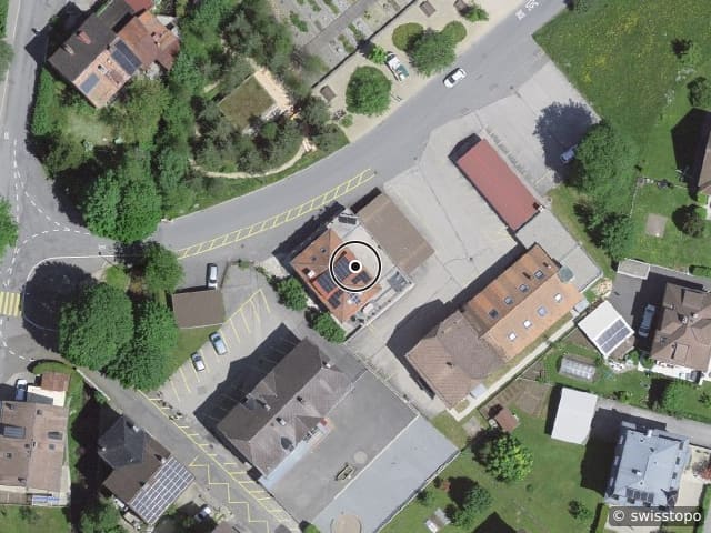 Vista aerea della posizione – Rue des Collèges 10, 1348 Le Brassus