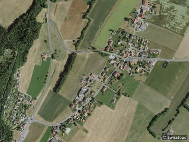 Luftbild: das Gebiet