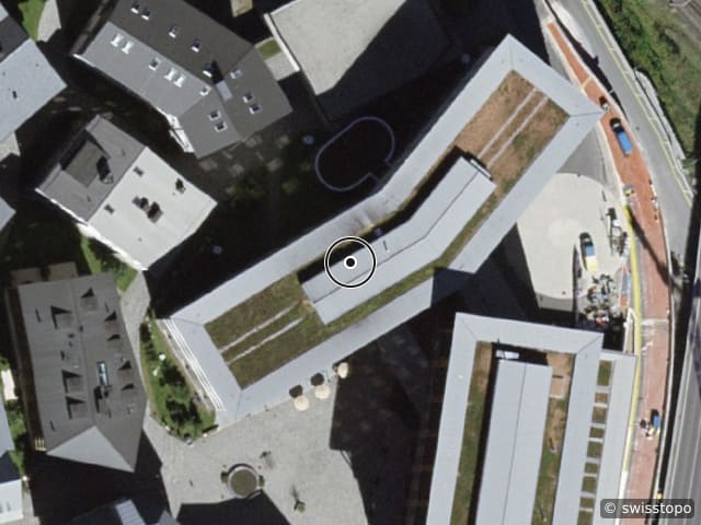 Vista aerea della posizione – Bärengasse 1, 6490 Andermatt