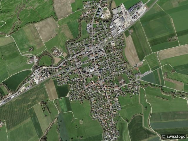 Luftbild Courtételle