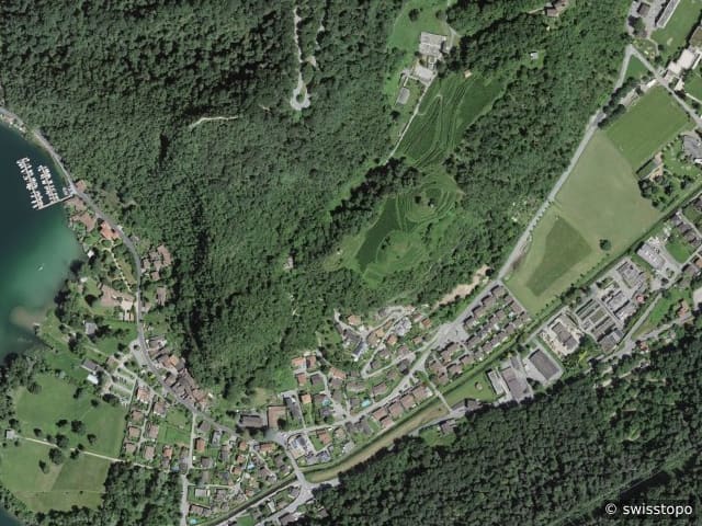 Luftbild Lugano