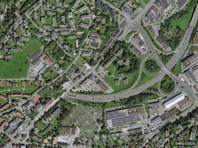 Luftbild St. Gallen