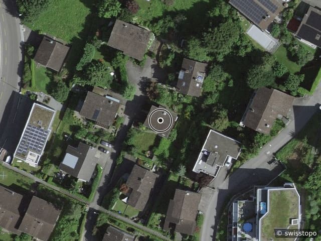 Aerial view of the location – Mühleweg 32, 6030 Ebikon