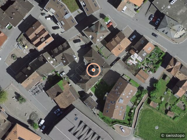 Luftbild Kirchstrasse 4, Mels