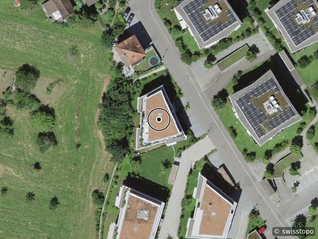 Luftbild Habsburgerstrasse 53, Brugg
