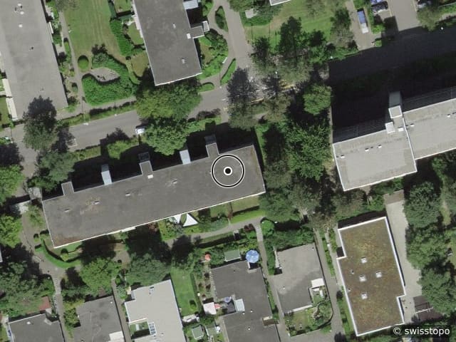 Luftbild der Lage – Waldhofstr. 39, 4310 Rheinfelden
