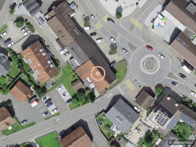 Luftbild Hauptstrasse 36, Frick