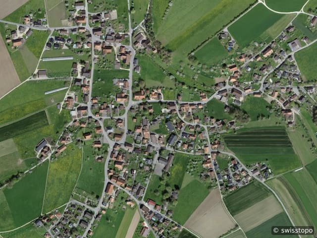 Luftbild: das Gebiet